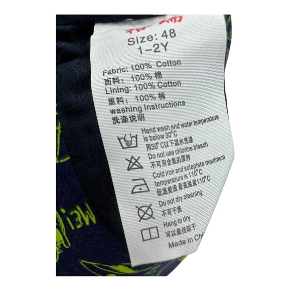 Shark Bucket Hat Navy Size 12-2T - Picture 5 of 5